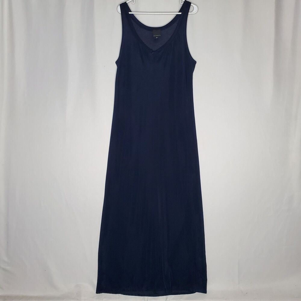 Also Known As Maxi Dress Medium Blue‎ Slinky Stretch Sleeveless Grunge 90's